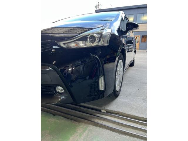 トヨタ・プリウスα DAA-ZVW41W　キズ・へこみ直し　板金塗装　バンパー修理　名古屋市緑区　土日営業　整備板金作業実績年間4000台超