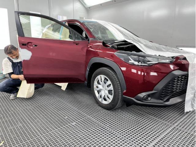トヨタ　カローラクロス　G　3BA-ZSG10　名古屋市緑区販売車両鈑金　大府市カローラクロス凹み修理　名古屋市南区カローラクロス販売　名古屋市緑区中古車販売　東海市カローラクロス販売　整備鈑金作業実績年間5800台超