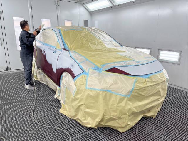 トヨタ　ハリアー　Zレザーパッケージ　６BA-MXUA85　名古屋市緑区鈑金塗装　名古屋市南区ハリアー販売　大府市ハリアー車検　名古屋市瑞穂区中古車販売　整備鈑金作業実績年間5800台超