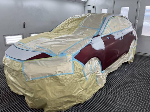 トヨタ　ハリアー　Zレザーパッケージ　６BA-MXUA85　名古屋市緑区鈑金塗装　名古屋市南区ハリアー販売　大府市ハリアー車検　名古屋市瑞穂区中古車販売　整備鈑金作業実績年間5800台超