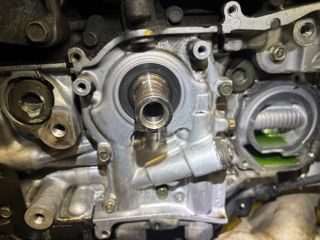 スバル レガシィBP5  タイミングベルト交換 名古屋市緑区土日祝車検 名古屋市南区レガシィオイル漏れ 大府市レガシィ車検 名古屋市天白区レガシィ車検 豊明市タイミングベルト交換 東海市ウォーターポンプ交換 整備鈑金実績年間5800台超