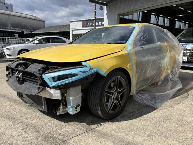 メルセデス・ベンツ　Ａクラス　A200d　フロンドバンパー修理　名古屋市輸入車樹脂溶接修理　大府市ベンツ凹み修理　東海市土日ベンツAクラス鈑金修理　名古屋市土日輸入車修理　名古屋市緑区土日ベンツ車検　整備鈑金作業実績年間5800台超