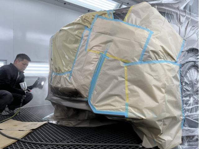 トヨタ　アルファード　Z　名古屋市緑区バンパーすり傷修理　刈谷市土日アルファード鈑金塗装　大府市土日バンパー修理　東海市土日アルファード車検　名古屋市南区アルファード凹み修理　整備鈑金作業実績年間5800台超