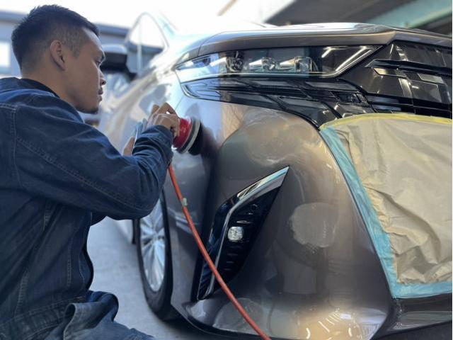 トヨタ　アルファード　Z　名古屋市緑区バンパーすり傷修理　刈谷市土日アルファード鈑金塗装　大府市土日バンパー修理　東海市土日アルファード車検　名古屋市南区アルファード凹み修理　整備鈑金作業実績年間5800台超