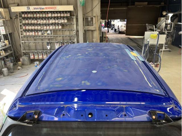 スズキ　スイフトハイブリッドMZ　名古屋市緑区雹害車修理　大府市土日スイフト凹み修理　名古屋市土日鈑金塗装修理　刈谷市土日スイフト車検　愛知雹害車修理見積もり　豊明市土日スイフト修理　整備鈑金作業実績年間5800台超　