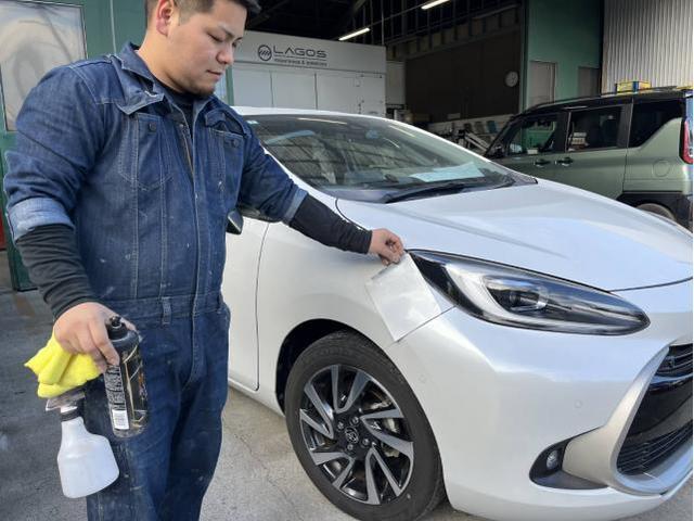 トヨタ　アクアZ　名古屋市緑区左側面凹み修理　大府市土日板金・外装補修　刈谷市土日アクア鈑金見積もり
東海市アクア買い取り査定　名古屋市瑞穂区アクア鈑金塗装　整備鈑金作業実績年間5800台超　