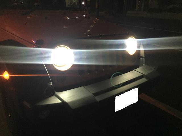 JEEP　ラングラー JK　アンリミテッド LED ヘッドライト取り付け 名古屋市中区
