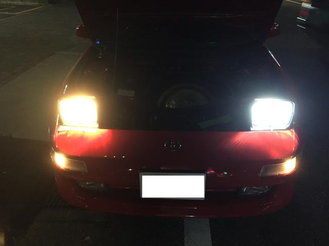 トヨタ MR-2 ヘッドライトバルブ交換 LEDヘッドライトバルブ交換 トヨタ MR-2 ヘッドライトバルブ交換 LEDヘッドライトバルブ交換