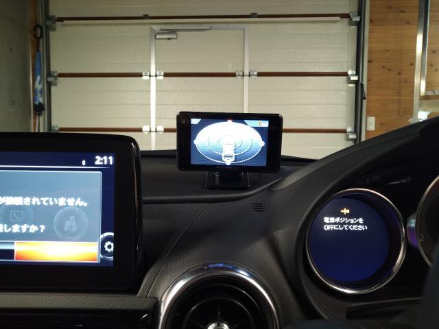 ロードスターにETC、レーダー、ドライブレコーダー取付　愛知県