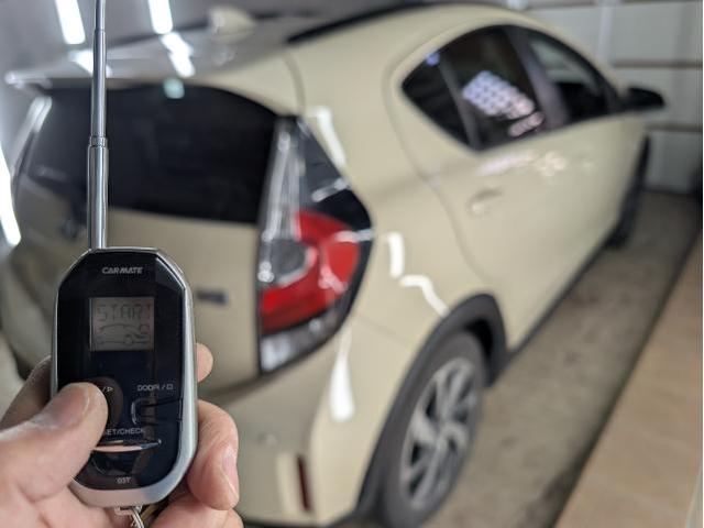 トヨタアクア　エンジンスターター取り付け　愛知県