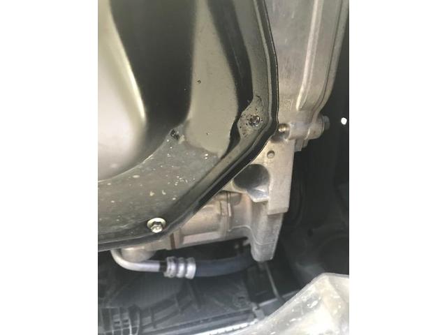 エクストレイル　オイルパン修理