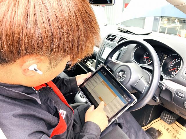 診断機で状態を確認し・・・