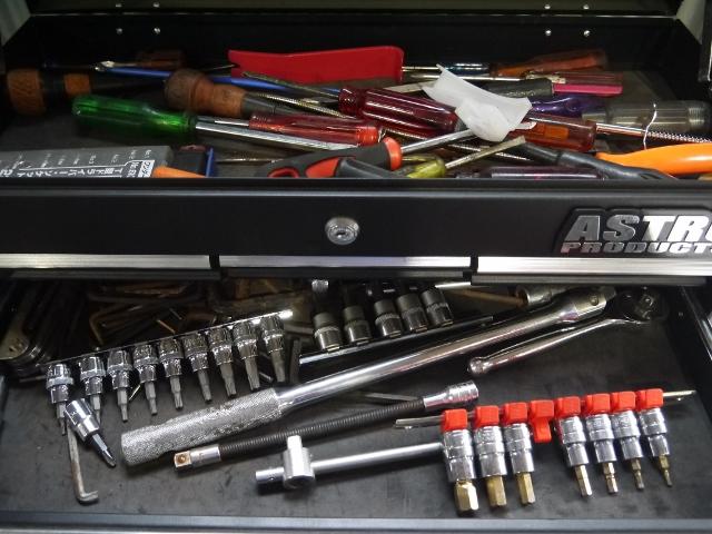 整備工具にも拘りを持っております。