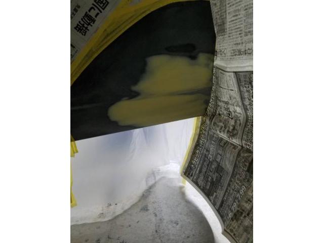 ダイハツ タント フロントドア、リヤドア、ロッカーパネル修理、ロッカーモール交換