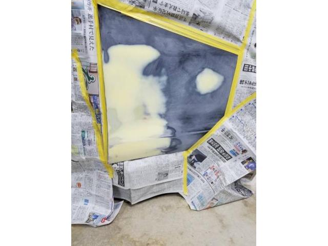 ダイハツ タント フロントドア、リヤドア、ロッカーパネル修理、ロッカーモール交換