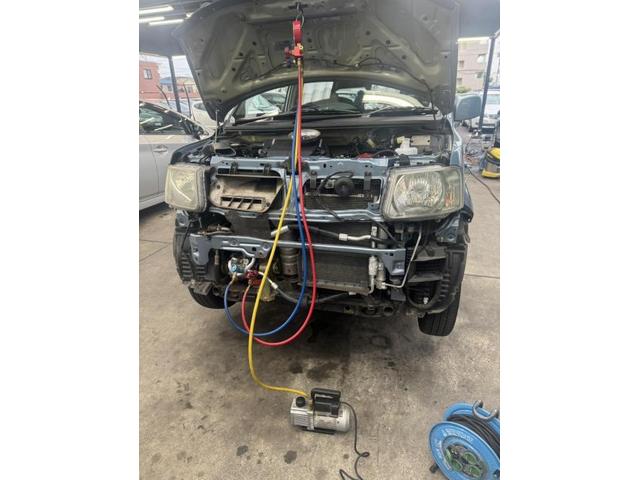 ｅＫアクティブ　エアコン高圧パイプ交換