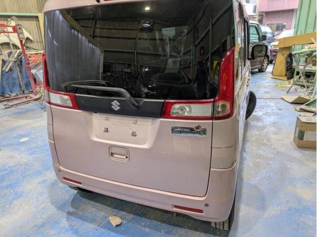 スズキ スペーシア リアゲート修理・塗装