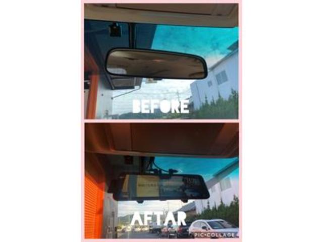 ドラレコデジタルインナーミラー取付