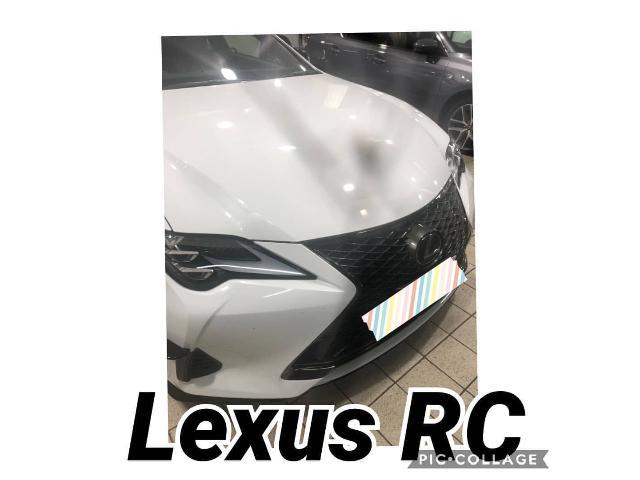 LEXUSRC 前後ドラレコ取付け