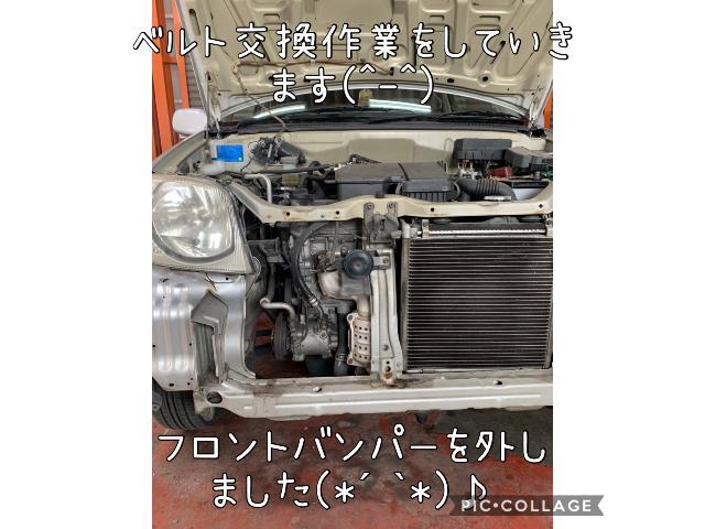 Kei 異音修理 ACコンプレッサー ACベルト エアコンガス調整