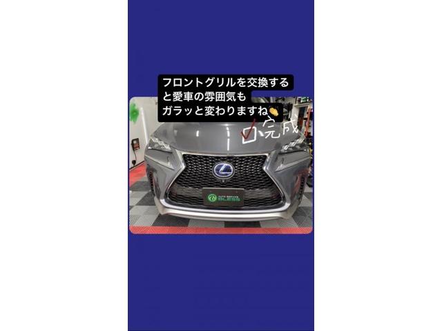 NXのグリルをFスポーツ用のグリルへ交換