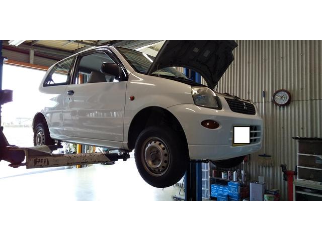 ミツビシ ミニカ H42V ベルトテンショナー 交換 修理 車検