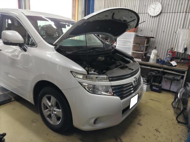 日産 エルグランド オールシーズンタイヤ 持ち込み 交換 修理 車検 レンタカー 持込 格安 整備 認証工場 愛知県 名古屋市 大治町 海部郡 代車 無料