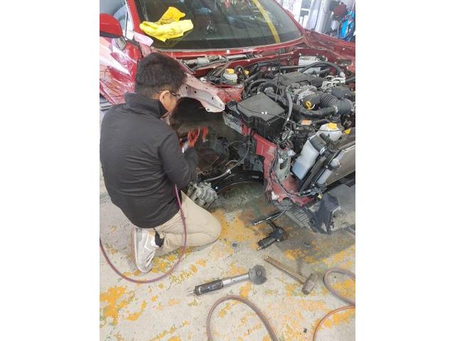 トヨタ８６　フロントバンパー　フロントドア　足回り修理　小牧　STS motoring　