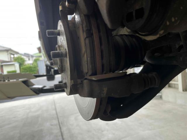 スズキ　エブリイ　DA64V　継続車検　タイロッドエンドブーツ交換　ブレーキパット交換　スタビラーザーリンク交換