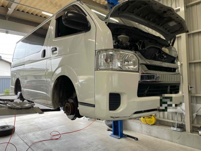 トヨタ　ハイエースバン　KDH201V　3ケ月法定点検