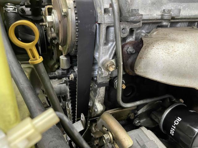 ダイハツ　ネイキッド　L750S　タイミングベルト交換　オイルプレッシャースイッチ交換　オイルエレメントBKTガスケット交換