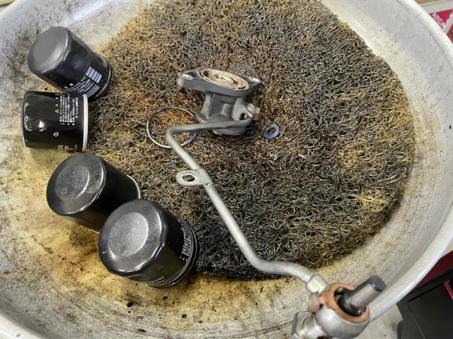 ダイハツ　ネイキッド　L750S　タイミングベルト交換　オイルプレッシャースイッチ交換　オイルエレメントBKTガスケット交換