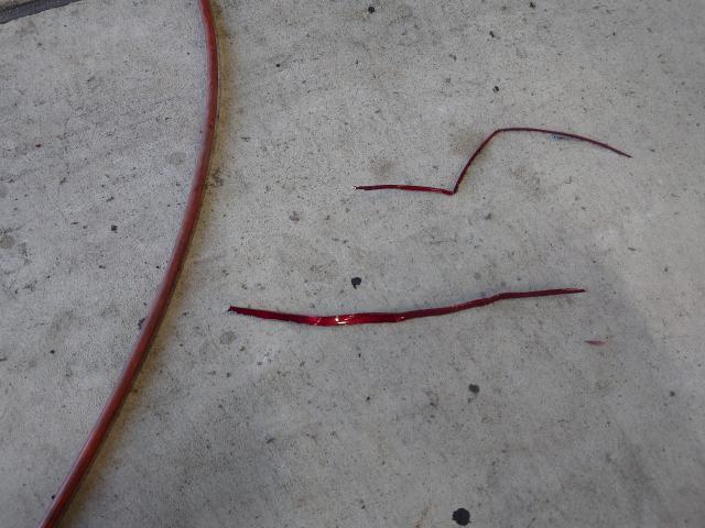 マツダ　アテンザワゴン　リア爪カット