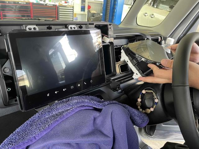 マツダ　フレアワゴン　MM94S　テレビキャンセラー取付