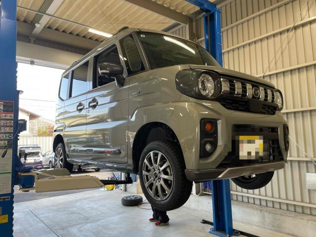 マツダ　フレアワゴン　MM94S　テレビキャンセラー取付