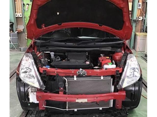 スズキ　スイフト　フロント廻り鈑金修理①