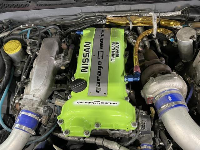 想像を超えての 旧車、日産シルビア、180.エンジンヘッドカバー社外品