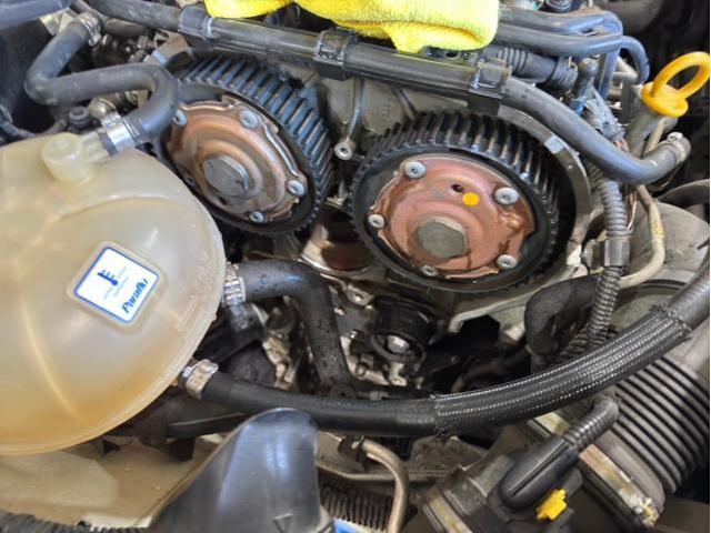 アルファロメオ　ジュリエッタ　タイミングベルト交換　ウォーターポンプ　サーモスタッド　愛知県　一宮市　稲沢市　江南市　岐阜　名古屋