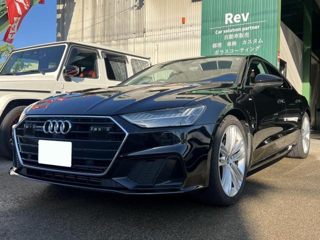 アウディ　A7スポーツバック　55TFSI　エンジン不動　レッカー入庫　オルタネーター交換　クーラント漏れ　ウォーターパイプ　サーモスタッドニューマチックバルブ　交換　愛知　岐阜　一宮　稲沢　江南　名古屋