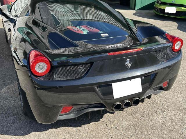 フェラーリ　４５８イタリア　ボディコーティング　Gzoxリアルガラスコート　NA3セラミックコーティング　ガラスコーティング　研磨　ポリッシュ　洗車　愛知　一宮　岐阜　稲沢　江南　名古屋