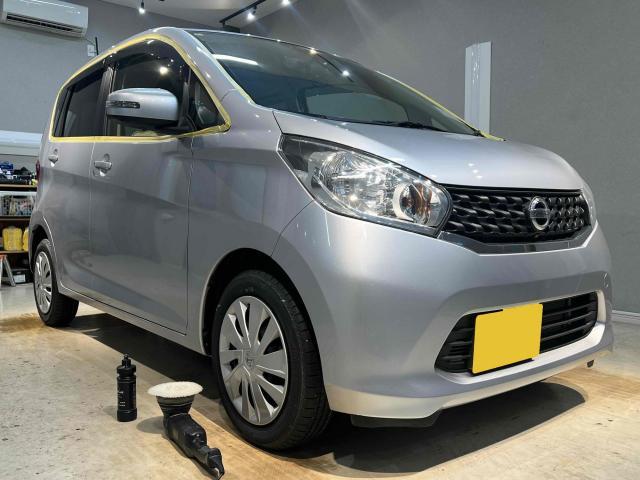 日産　デイズ　シートシミ取り　リンサー　ルームクリーニング　シートクリーニング　ポリッシュ　外装クリーニング　リフレッシュ　簡易プラン