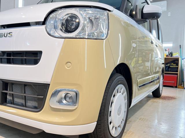 ダイハツ　ムーヴキャンバス　　NA3セラミックコーティング　ボディコーティング　コーティング　ガラスコーティング　研磨　ポリッシュ　洗車　愛知　一宮　岐阜　稲沢　江南　名古屋