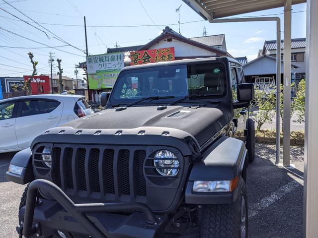 JEEP　鈑金塗装　安城市　豊田市　知立市　岡崎市　刈谷市　輸入車　外車　保険　修理　代車　ぶつけた　ラングラー　UNLIMITED　アンリミテッド