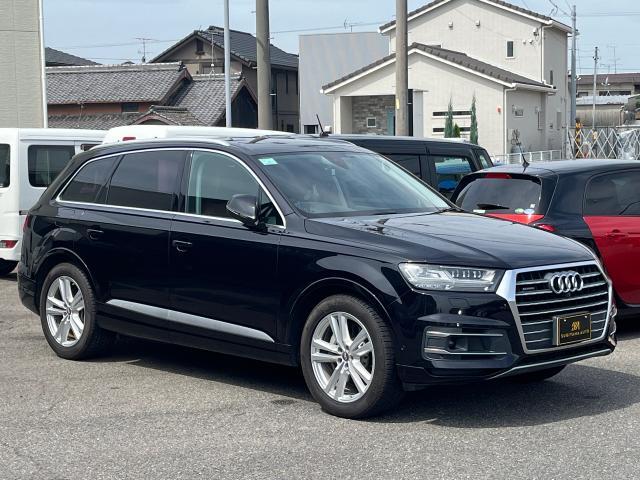 アウディ Q7 車検 オイル交換実施 愛知県西尾市 輸入車大歓迎 輸入車車検 輸入車オイル交換