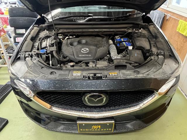 マツダ　ＣＸ－５　タイヤ交換　ディーゼル車用(オイル交換)　車検　オイルエレメント交換　愛知県西尾市　マツダディーゼル車大歓迎