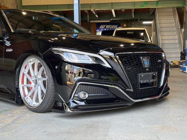 トヨタ　クラウン　エアサス取り付け　GWS224  エアサス　取り付け　構造変更　豊明　刈谷　知立　豊田　大府　名古屋　東郷　日進