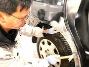 【工程４】ピンポイントで叩き出し・・・