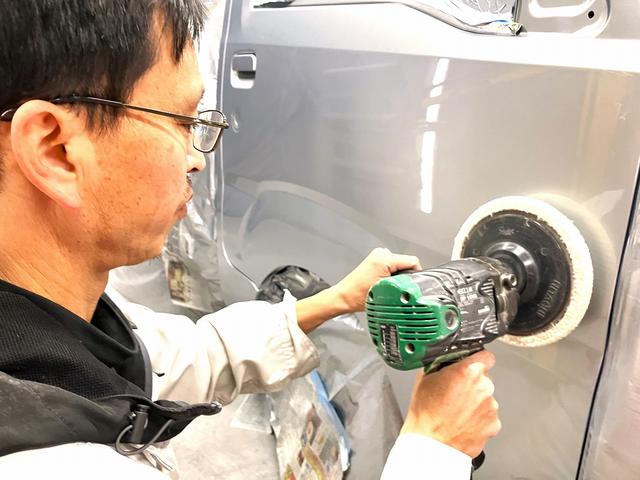 【工程１４】ポリッシャーで磨き完成です♪