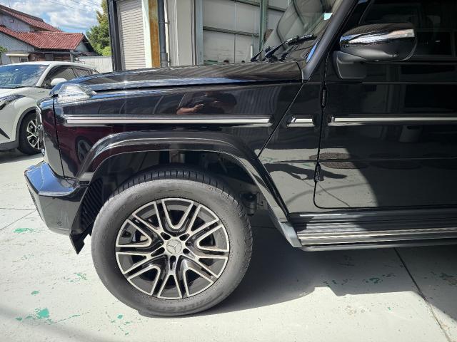メルセデス・ベンツ　Ｇクラス（ゲレンデヴァーゲン）　ホイール・タイヤ交換　自社コーティング　輸入車　板金塗装　リペア　車検整備　カスタム　大垣市　羽島市　岐阜市　
