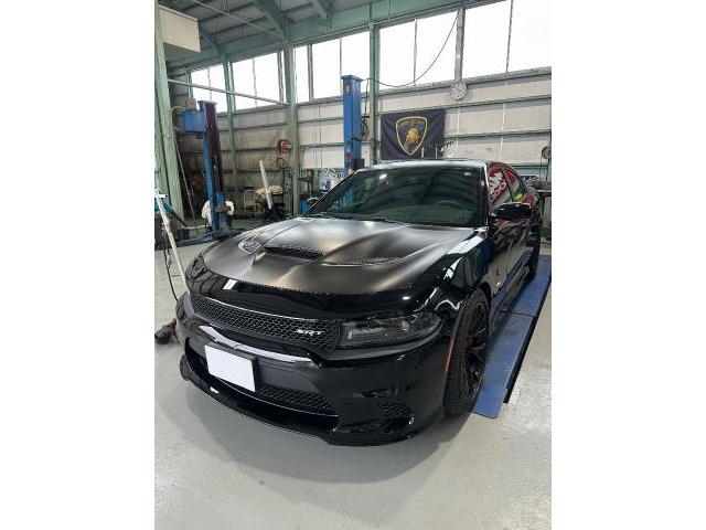 ダッジ　ダッジ・チャージャー　ヘルキャット　ボディコーティング　ホイールコーティング　艶消しコーティング　自社コーティング　輸入車　板金塗装　リペア　車検整備　カスタム　大垣市　羽島市　岐阜市　